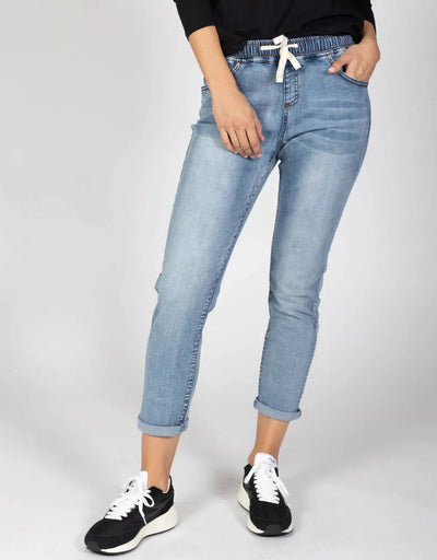 Juliette Jogger Jean - Light Blue-Foxwood-Lima & Co