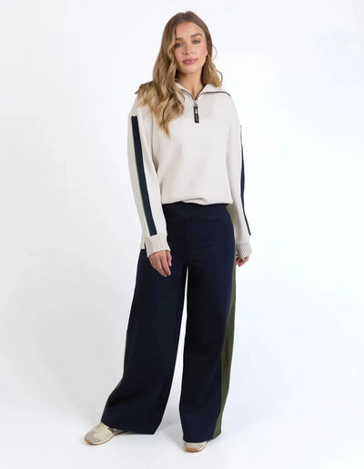 Juno Pant - Navy-Foxwood-Lima & Co