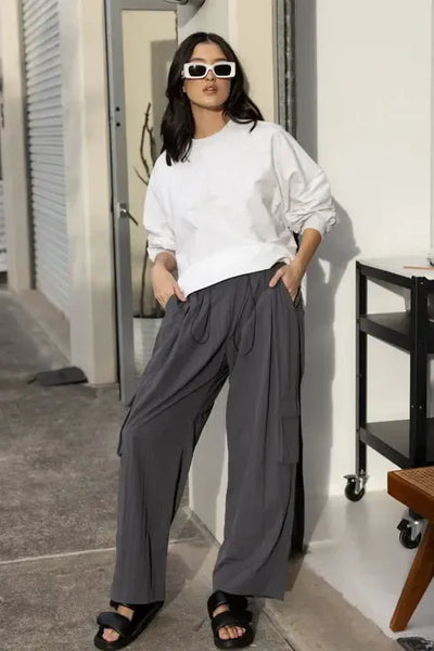 Kaltex Pant - Slate-ALEXANDRA-Lima & Co