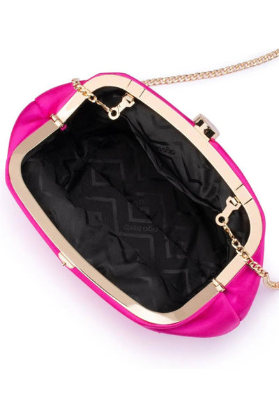 Karina Satin Clutch-Olga Berg-Lima & Co