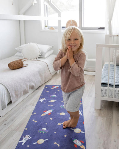Kids Yoga Mat - Space Print-Mindful and Co-Lima & Co