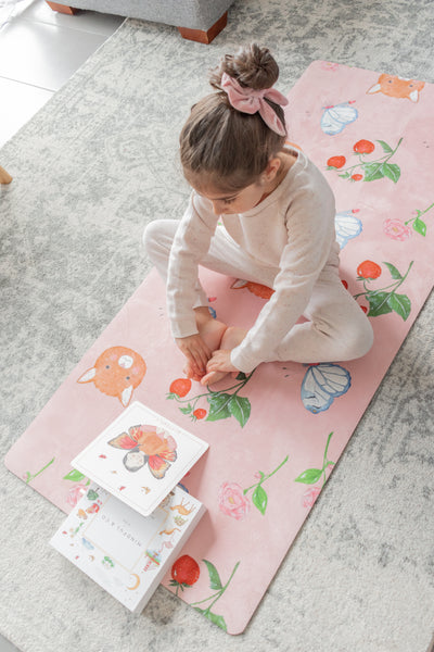 Kids Yoga Mat - Sweet Print-Mindful and Co-Lima & Co