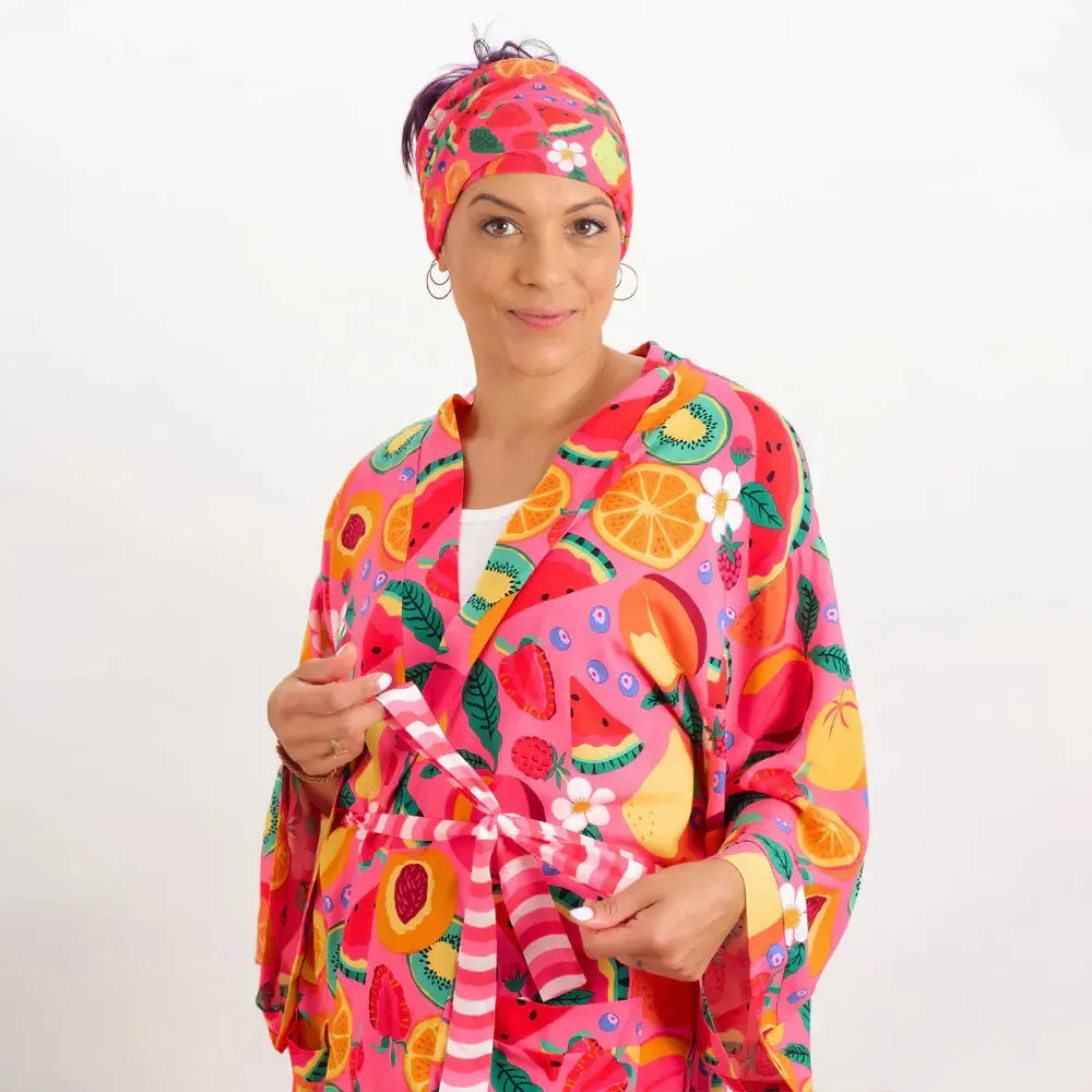 Kimono Robe - Tropicana JH S/M-Annabel Trends-Lima & Co