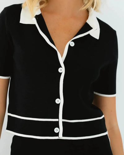 Knit Top - Black-Lima & Co-Lima & Co
