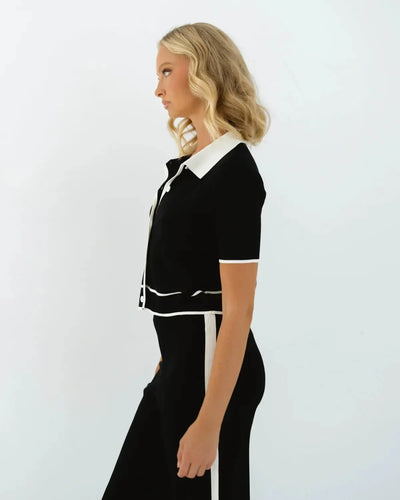 Knit Top - Black-Lima & Co-Lima & Co
