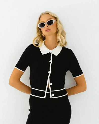 Knit Top - Black-Lima & Co-Lima & Co