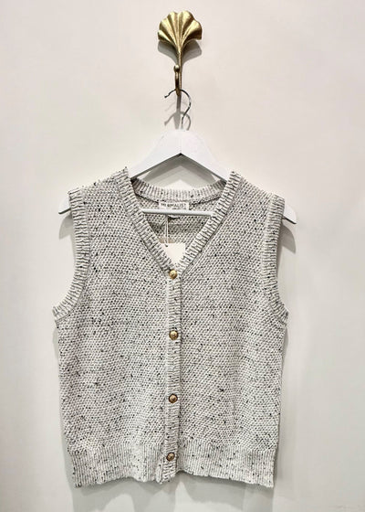 Knit Vest - Grey-Lima & Co-Lima & Co