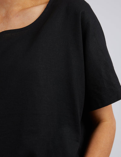 Knot S/S Tee - Black-Elm Lifestyle-Lima & Co