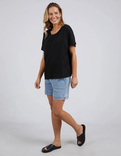Knot S/S Tee - Black-Elm Lifestyle-Lima & Co