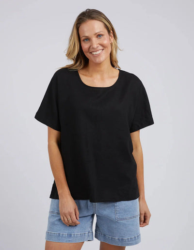 Knot S/S Tee - Black-Elm Lifestyle-Lima & Co