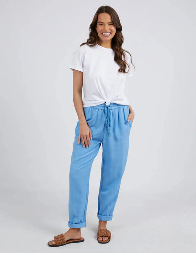 Knot S/S Tee - White-Elm Lifestyle-Lima & Co