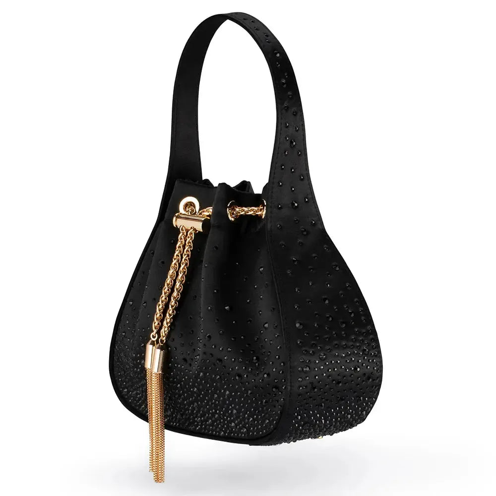 Krystal Hotfix Pouch - Black-Olga Berg-Lima & Co