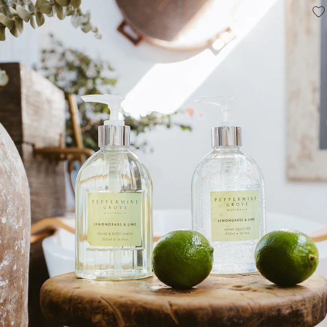 LEMONGRASS & LIME HAND & BODY WASH 500ml-Peppermint Grove-Lima & Co