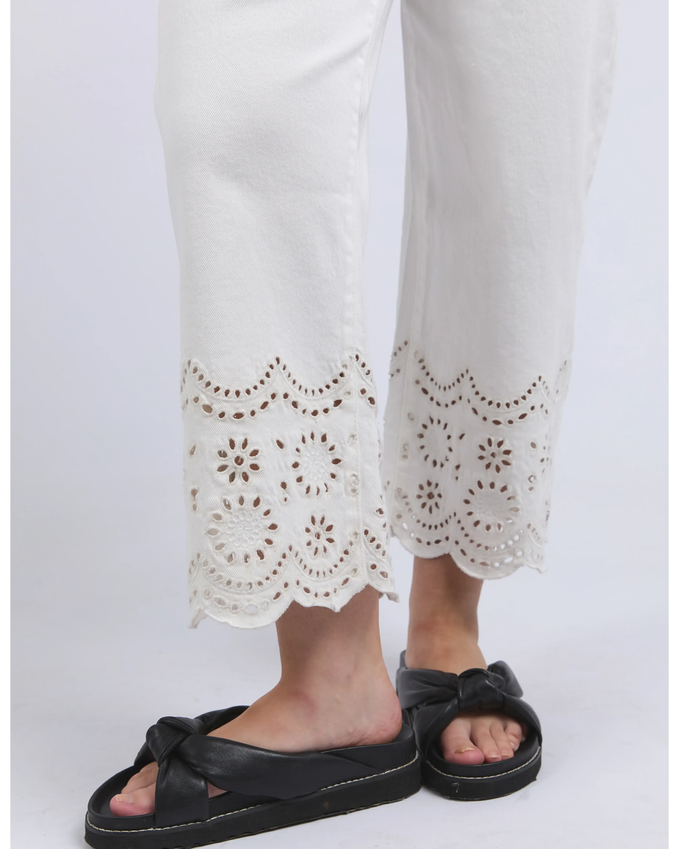 Lace Jean - Vintage White-Elm Lifestyle-Lima & Co