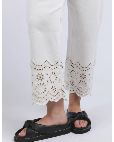 Lace Jean - Vintage White-Elm Lifestyle-Lima & Co