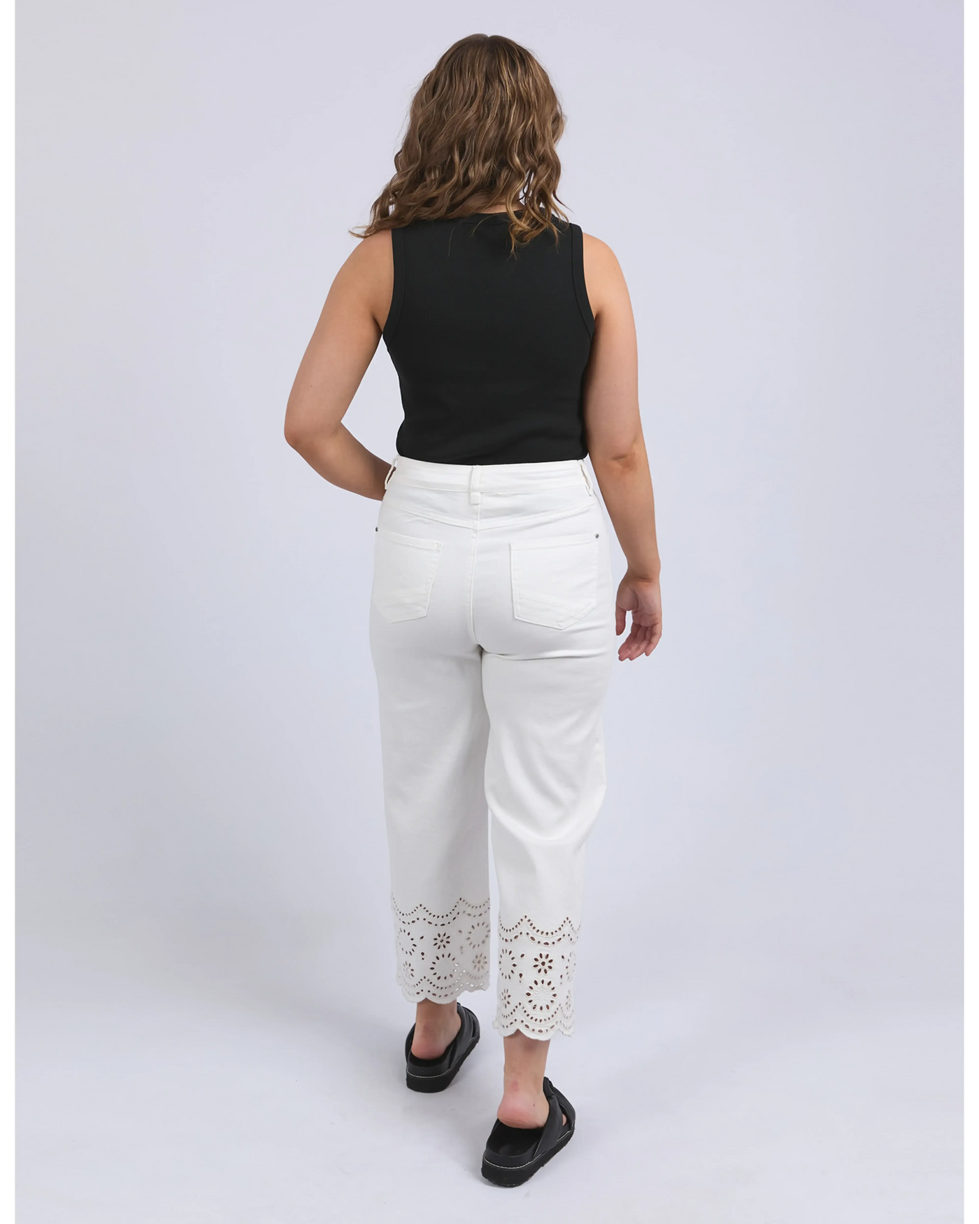 Lace Jean - Vintage White-Elm Lifestyle-Lima & Co