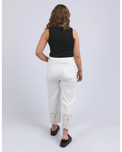 Lace Jean - Vintage White-Elm Lifestyle-Lima & Co