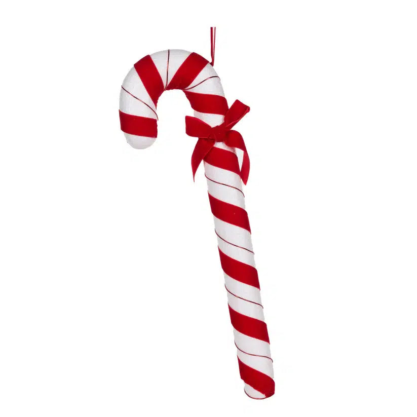 Large Candy Cane Hanging-Holly and Ivy-Lima & Co