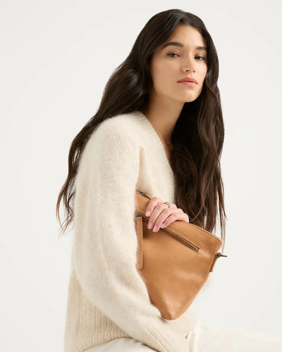 Large Essential Pouch - Tan-Juju and Co-Lima & Co