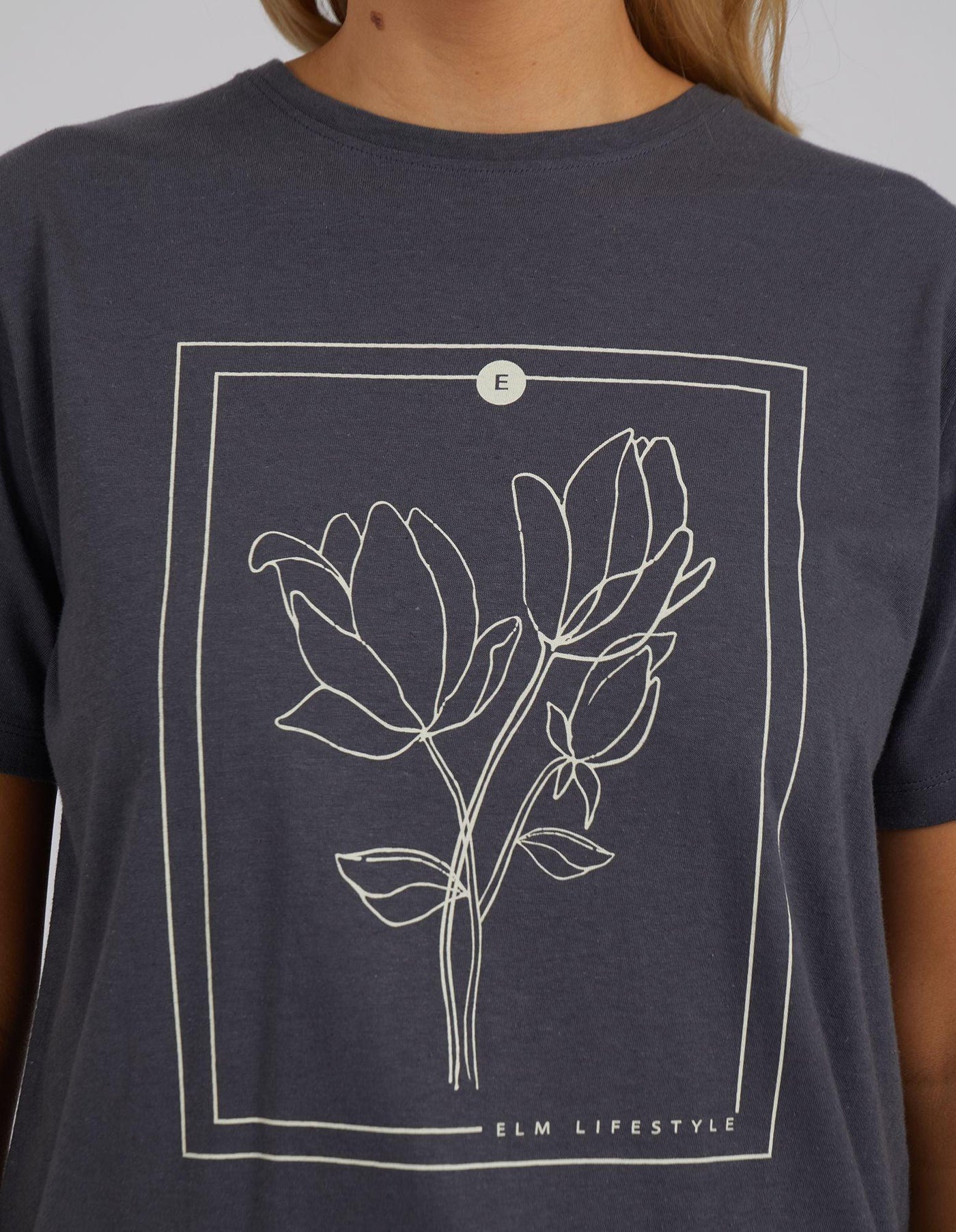 Laurel Tee - Charcoal-Elm Lifestyle-Lima & Co