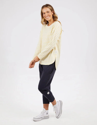 Lauren Stripe Long Sleeve Tee - Banana-Elm Lifestyle-Lima & Co