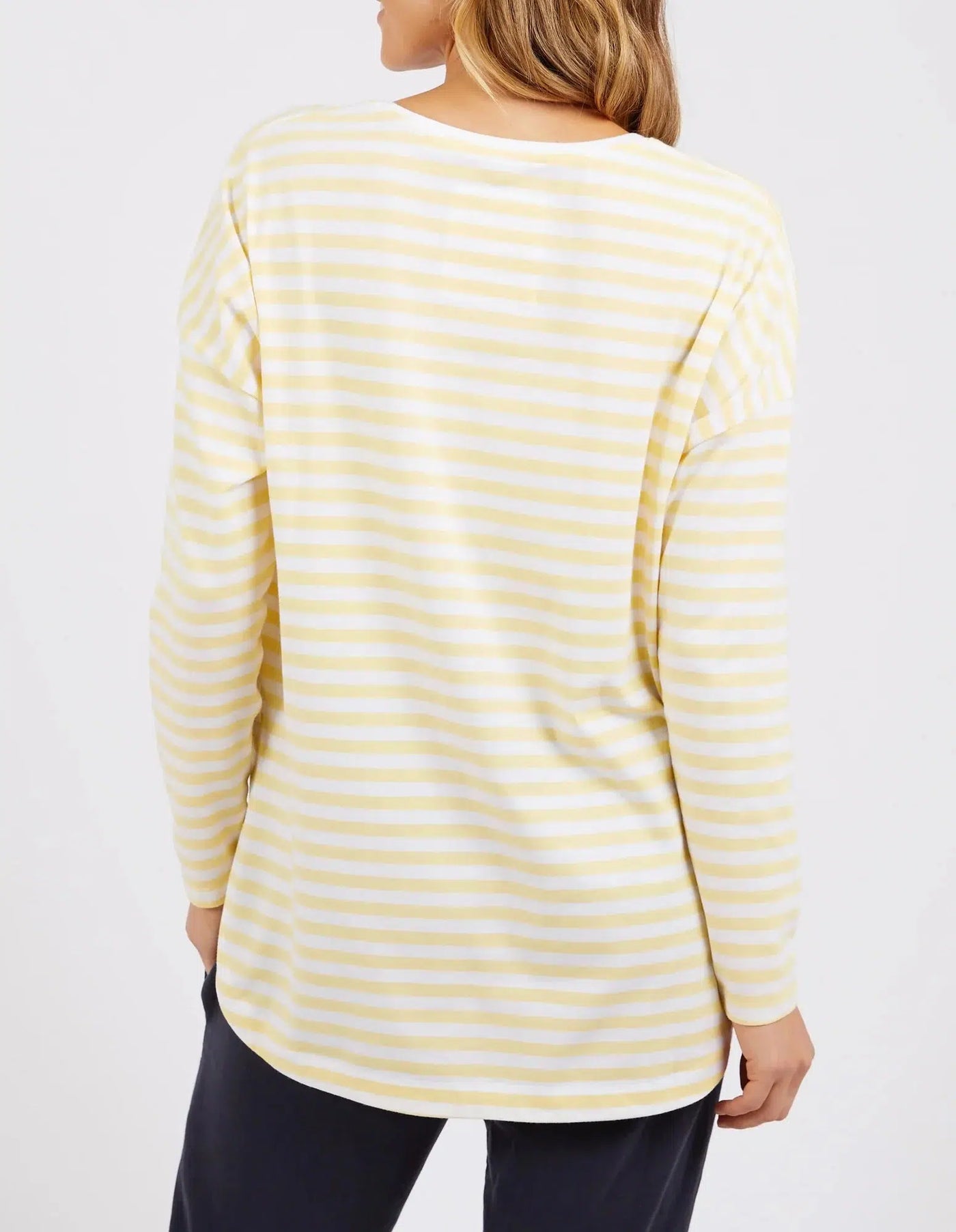 Lauren Stripe Long Sleeve Tee - Banana-Elm Lifestyle-Lima & Co