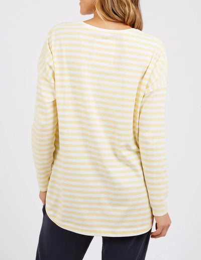 Lauren Stripe Long Sleeve Tee - Banana-Elm Lifestyle-Lima & Co