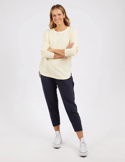 Lauren Stripe Long Sleeve Tee - Banana-Elm Lifestyle-Lima & Co