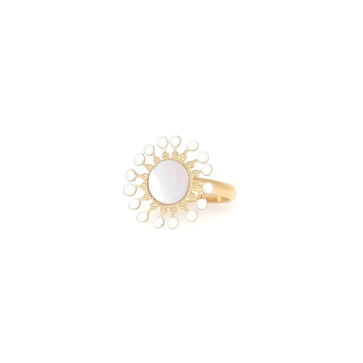 Lauryne Round Ring-Franck Herval-Lima & Co