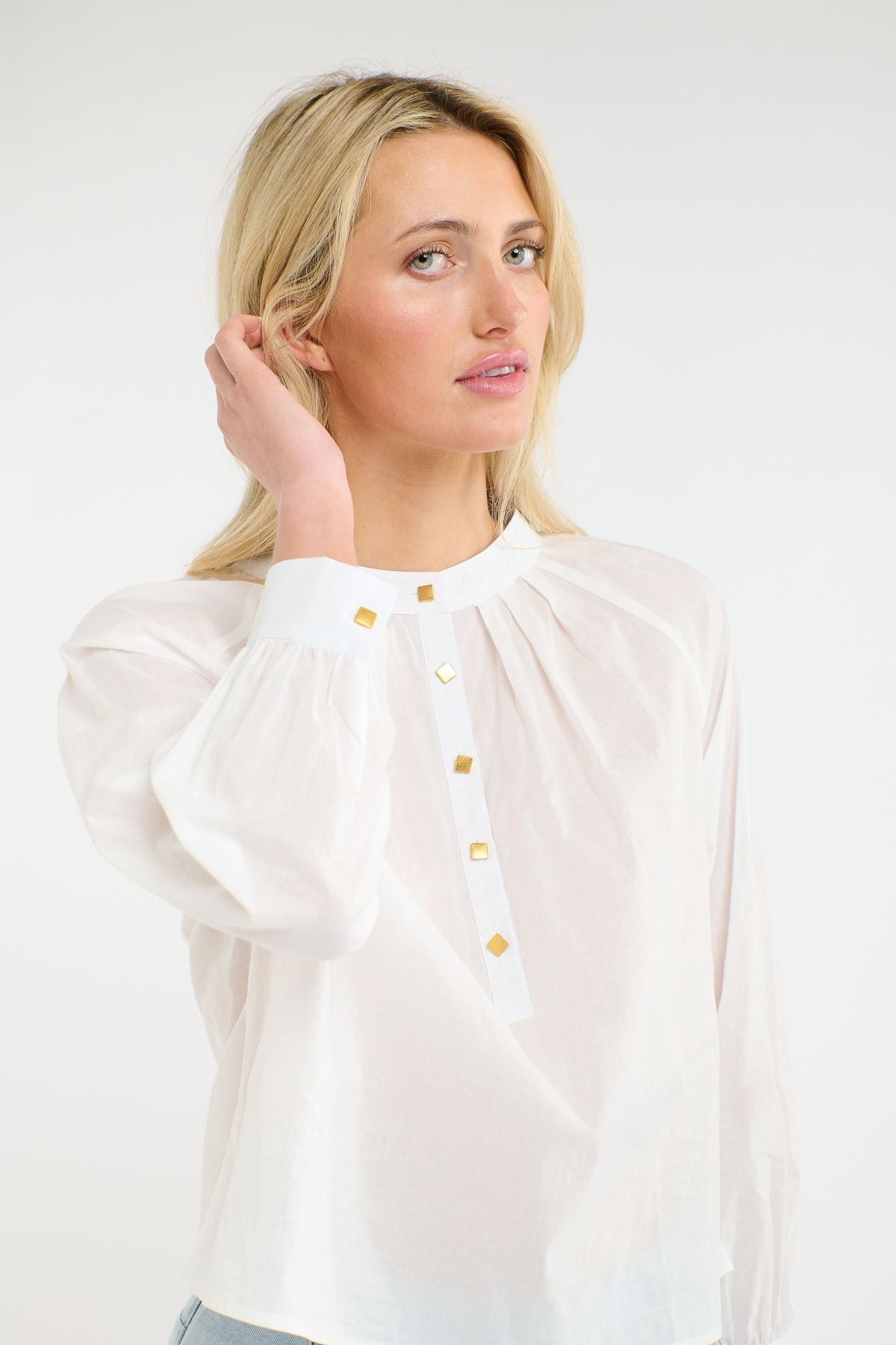 Layla Cotton Top - White-365 Days-Lima & Co
