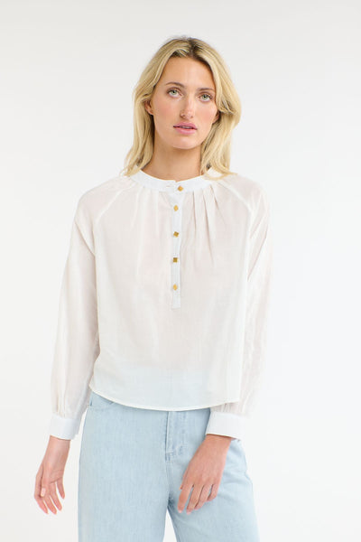 Layla Cotton Top - White-365 Days-Lima & Co