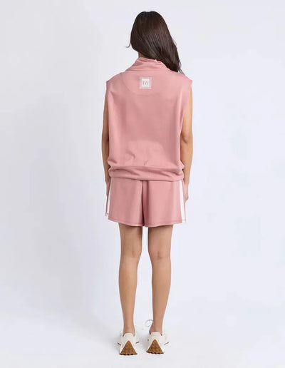 Layla Zip Vest - Dusty Rose-Foxwood-Lima & Co