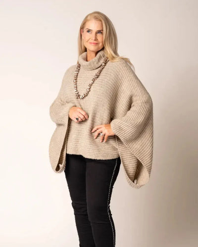 Leah Knit Top - Latte-IMAGINE FASHION-Lima & Co