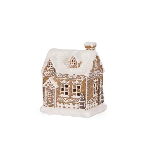 Led Gingerbread Cottage-Holly and Ivy-Lima & Co