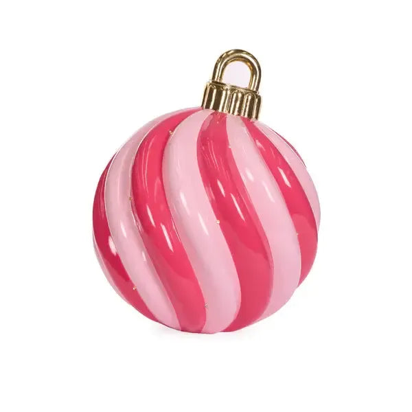 Led Pink Swirl Bauble Decor-Holly and Ivy-Lima & Co