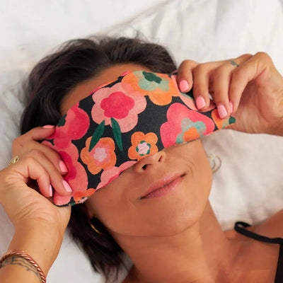 Linen Eye Rest - Midnight Blooms-Annabel Trends-Lima & Co