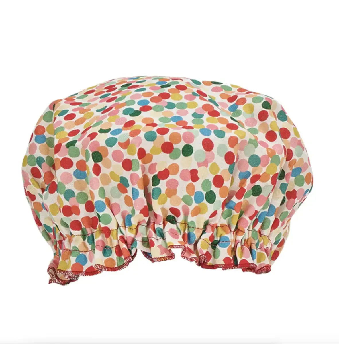 Linen Shower Cap - Confetti-Annabel Trends-Lima & Co