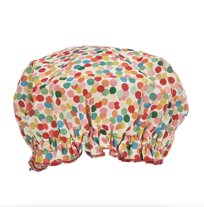 Linen Shower Cap - Confetti-Annabel Trends-Lima & Co