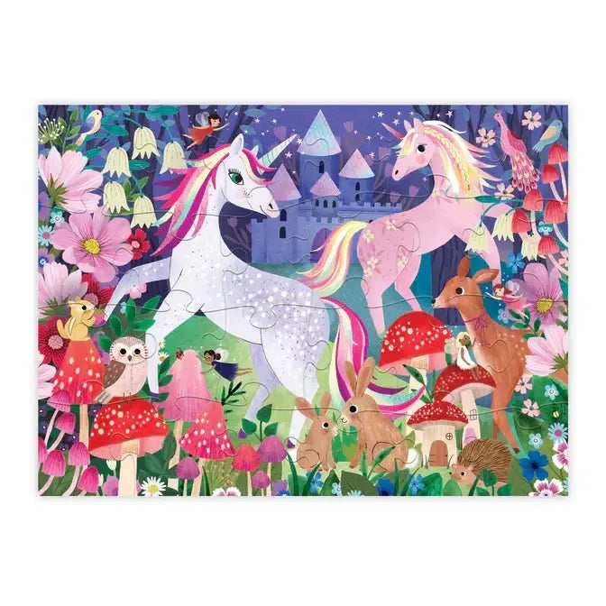 Little Building Puzzle 24 pc - Unicorn Castle-Tiger Tribe-Lima & Co