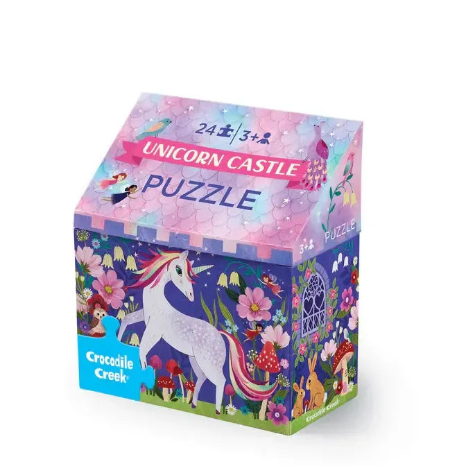 Little Building Puzzle 24 pc - Unicorn Castle-Tiger Tribe-Lima & Co