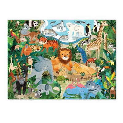 Little Building Puzzle 24 pc - Zoo-Tiger Tribe-Lima & Co