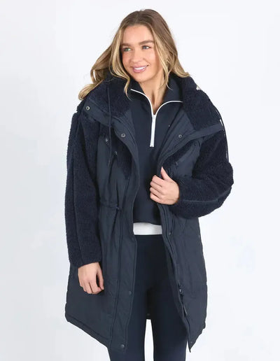 Longline Anorak - Navy-Foxwood-Lima & Co