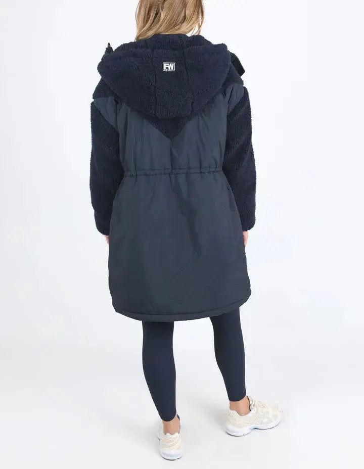 Longline Anorak - Navy-Foxwood-Lima & Co
