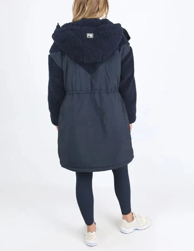 Longline Anorak - Navy-Foxwood-Lima & Co
