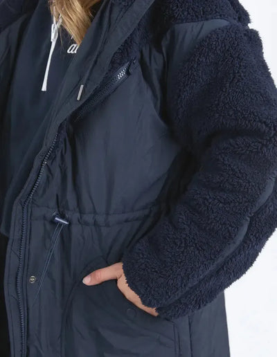 Longline Anorak - Navy-Foxwood-Lima & Co
