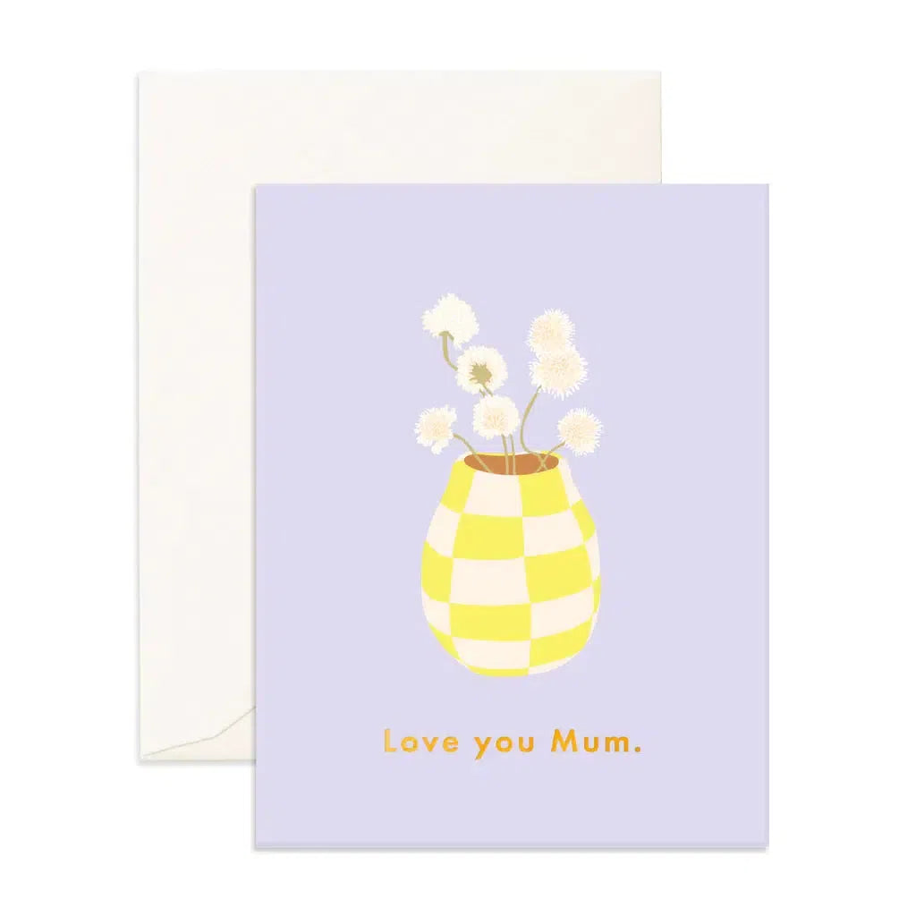 Love You Mum Vase-Fox And Fallow-Lima & Co