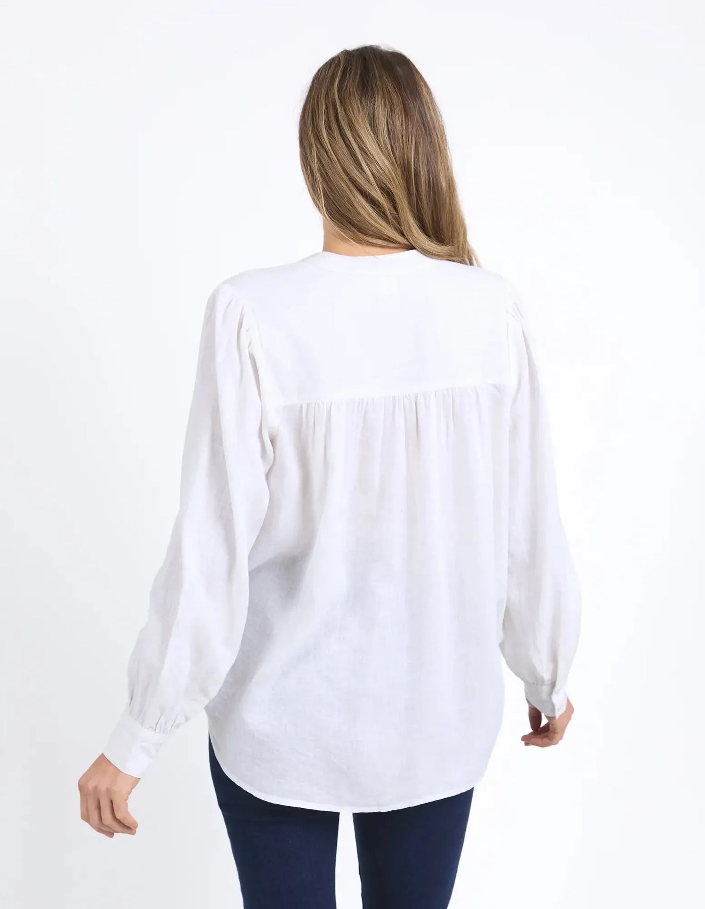 Lucille Blouse - Marshmallow-Elm Lifestyle-Lima & Co