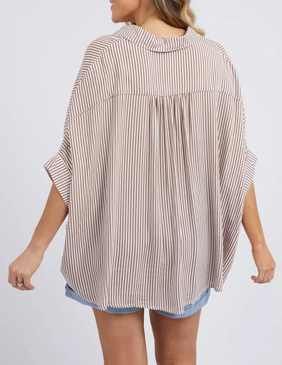 Luna Shirt - Mocha-Elm Lifestyle-Lima & Co