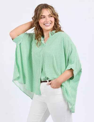 Luna Shirt - Spring Green-Elm Lifestyle-Lima & Co