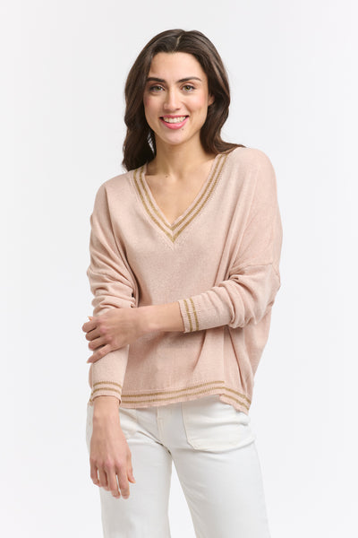 Lurex College Knit - Cipria-Italian Star-Lima & Co